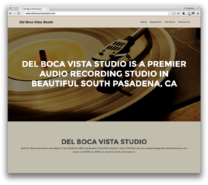 Web Design: Del Boca Vista Studios